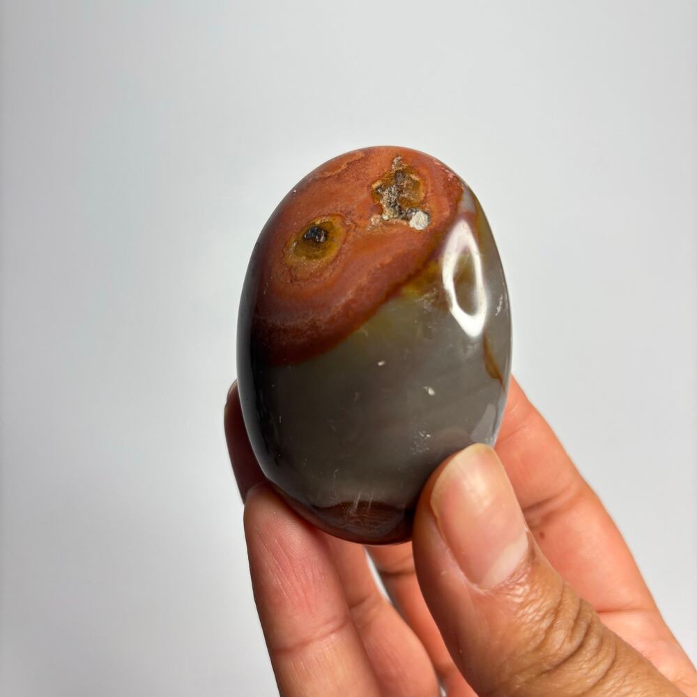 Mookaite Jasper Oval Palm Stone